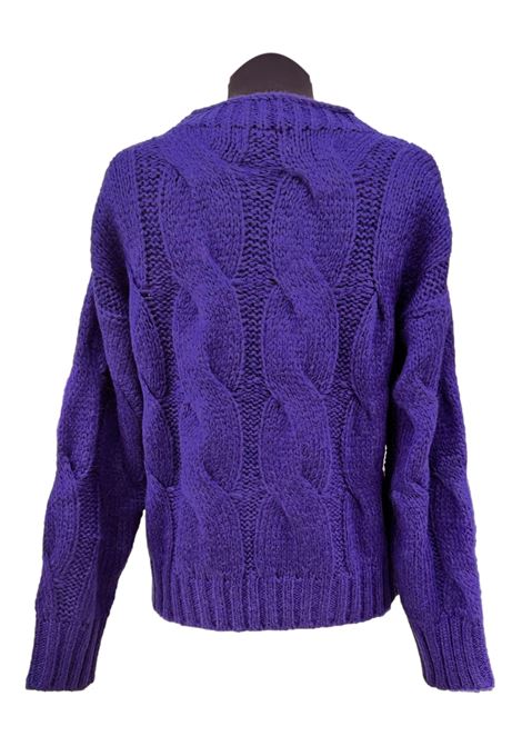 Crew-neck jumper with braids ROY ROGER'S | sweaters | A19RND503C7530000157